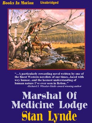 cover image of Marshal of Medicine Lodge